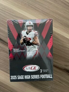Sage 2025 High Series Football Box - Red, Black, White